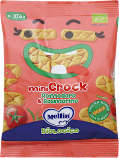 Mini Crock biologici al pomodoro e rosmarino Mellin