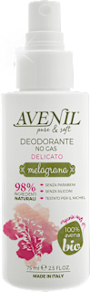 Deodorante delicato con melagrana Avenil