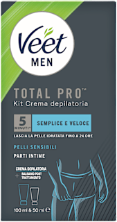 Kit Crema Depilatoria Uomo Veet MEN
