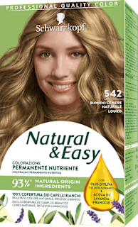 Colore Permanente Nutriente Biondo Cenere Naturale 542 Natural & Easy