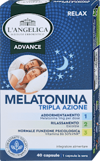 Prehransko dopolnilo Melatonin s trojnim delovanjem L'ANGELICA