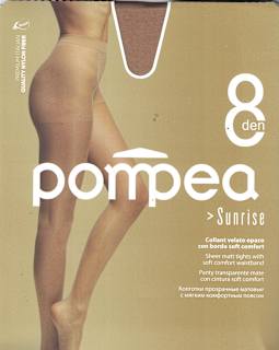 Дамски чорапогащник Sunrise, 8 DEN, цвят бежов,1/2-S Pompea