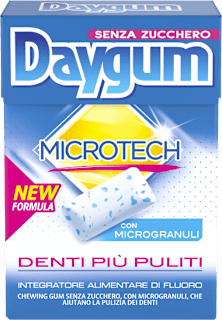 Microtech Chewing gum con microparticelle Daygum