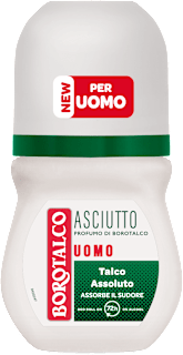Deodorante roll-on Asciutto Talco Assoluto al profumo di borotalco BOROTALCO