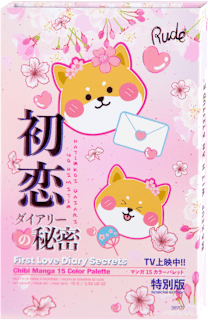 First Love Diary Secrets Chibi Manga paleta senki za oči Rude