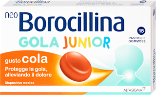 Pastiglie gommose gola Junior  neoBorocillina