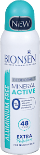 Deodorant v spreju Mineral Active Bionsen
