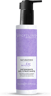 Gel detergente viso struccante al mirtillo UPCYCLING NATURAVERDE