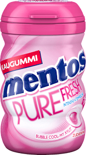 Kaugummi, Pure Fresh Bubble Cool mit Xylit, zuckerfrei (35 Stück) mentos