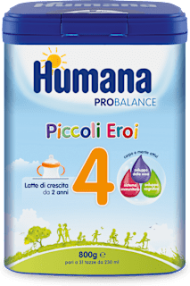 Latte di crescita in polvere Piccoli Eroi 4 Humana