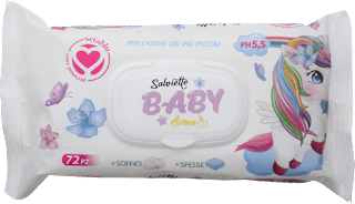Salviette unicorno con profumo di avena  setablu