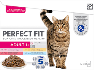 Nassfutter Katze ADULT 1+ Vitalität & Fitness PERFECT FIT