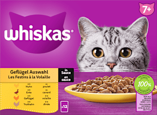 Nassfutter Katze 7+ Geflügelauswahl Whiskas