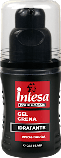 Gel crema idratante per viso e barba intesa