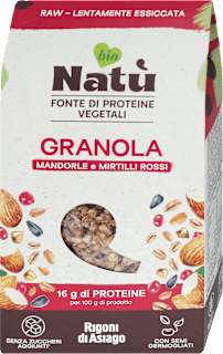 Granola BIO mandorle e mirtilli rossi Natù