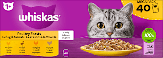 Nassfutter Katze 1+ Geflügelauswahl Mega Pack Whiskas