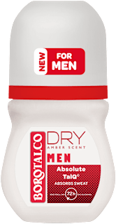 Men Absolute deo roll-on Extra Dry – Amber Borotalco