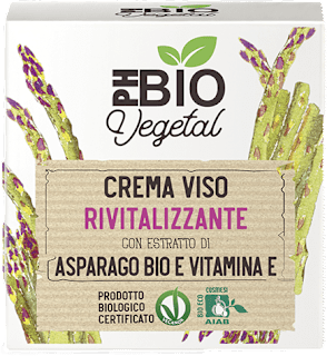 Crema viso rivitalizzante con asparago bio e vitamina E PHBIO