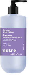 Shampoo con acido ialuronico e biotina  Organic Innovation