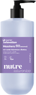 Maschera 60 secondi con acido ialuronico e biotina Organic Innovation