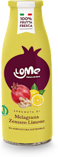 Spremuta di melagrana, zenzero e limone Lome Super Fruit