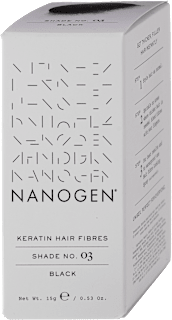 Keratinska vlakna za gušću kosu – crna NANOGEN