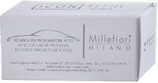 Vôňa do auta Icon - Oxygen, náhradná náplň Millefiori MILANO