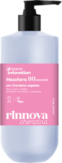 Maschera capelli 60 secondi con cheratina vegetale Organic Innovation