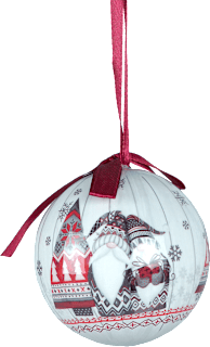 Ukras za božićnu jelku – sa slikom gnoma ZOVAK