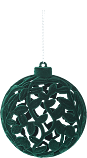 Ukras za božićnu jelku – Kuglica, zelena  ZOVAK