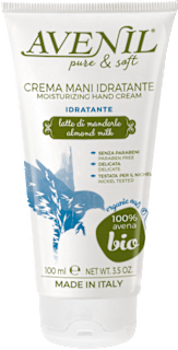 Crema mani idratante con latte di mandorla Avenil