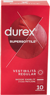 Preservativi supersottili vestibilità regular durex