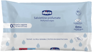 Parfimisane vlažne maramice za bebe - bez alkohola i sapuna Chicco