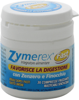 Compresse masticabili Fast per la digestione Zymerex