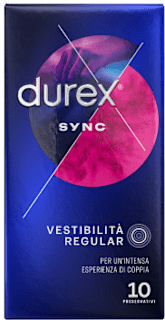 Preservativi Sync vestibilità regular durex