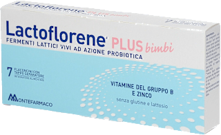 Integratore alimentare Plus bimbi con vitamine del gruppo B e zinco Lactoflorene