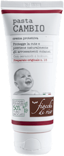 Pasta cambio crema protettiva fiocchi di riso