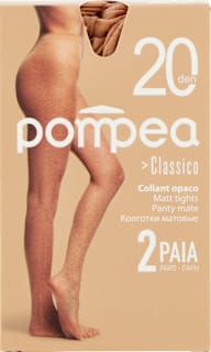 Dres damă Classico mărimea 3/4-M culoare nude Polvere Dorata 20 DEN Pompea