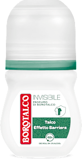 Deodorante roll-on invisible al profumo di borotalco BOROTALCO