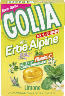 Caramelle al limone con erbe alpine  GOLIA