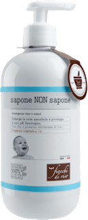 Sapone non sapone detergente viso e mani fiocchi di riso