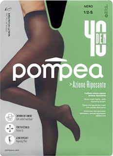 Чорапогащник Azione Riposante, Nero 40 DEN, размер 1/2-S Pompea