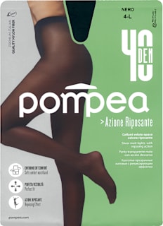 Чорапогащник Azione Riposante, Nero 40 DEN, размер 4-L Pompea