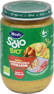 Omogeneizzato di vitello con zucca e fagioli bianchi  Hero Solo