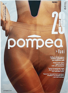 Dres damă Vani 20 DEN 1/2-S negru Pompea