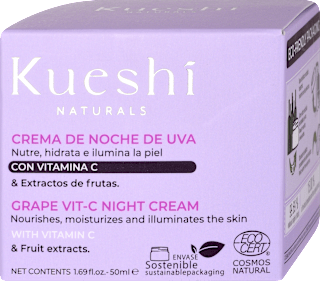 noční krém hrozny Vit-C KUESHI NATURALS