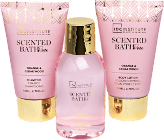 Подаръчен комплект с несесер Scented Bath Rose  IDC INSTITUTE