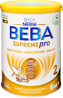 Supremepro 2 tejalapú anyatej-kiegészítő tápszer fehérje-hidrolizátumból 6hó+ BEBA