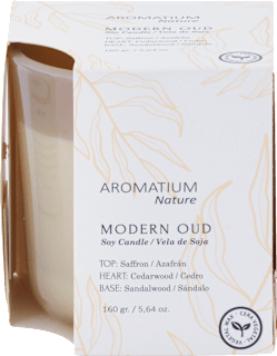 Sójová vonná sviečka Modern Oud AROMATIUM