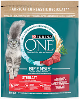 Hrană uscată pentru pisici cu carne de vită PURINA ONE